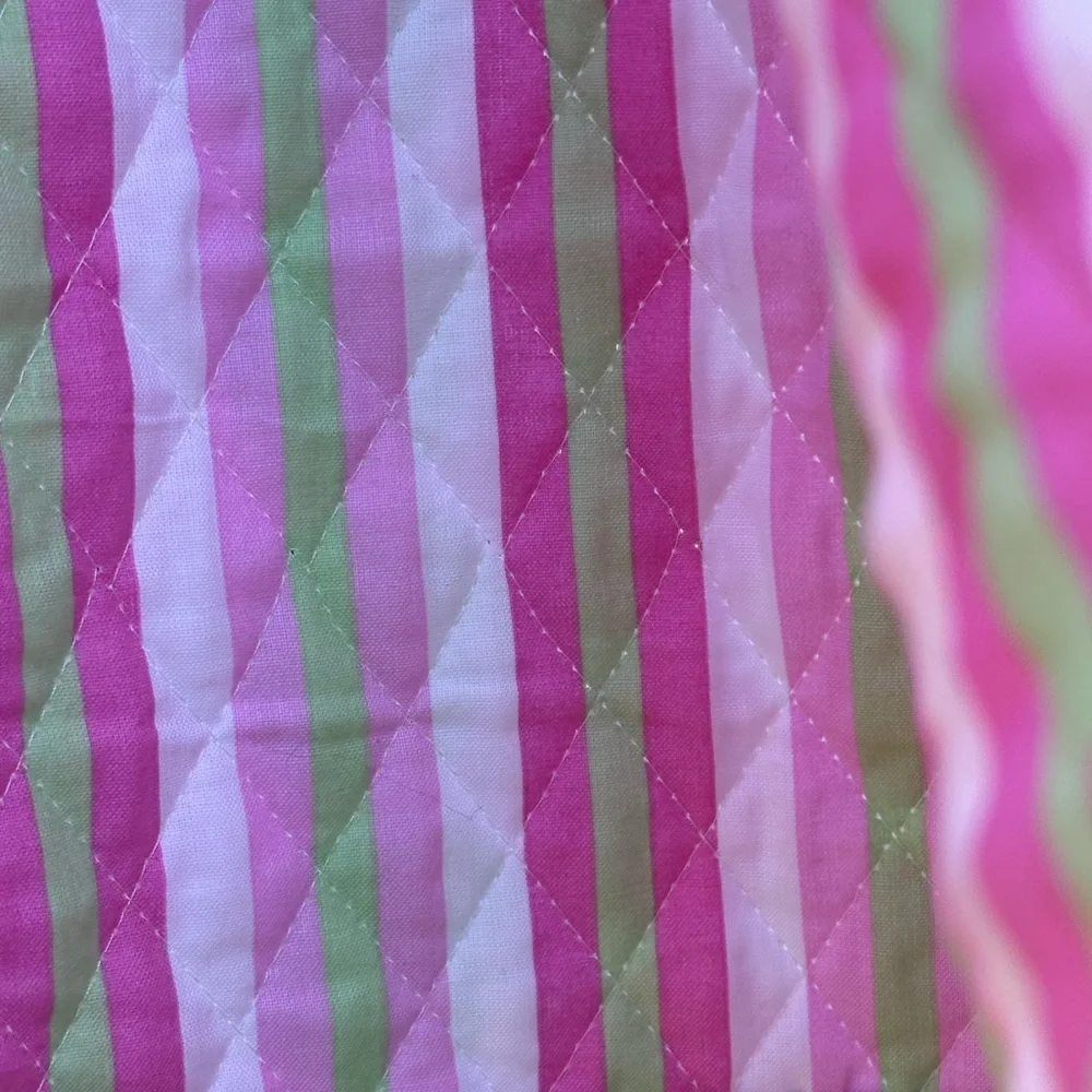 Kids Pink and Green Quilted Jacket - Picture 6 of 7